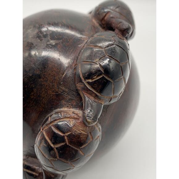 Global Views Metal Sea Turtle Arch Globe Luck Longevity Tranquility Health - Picture 7 of 8